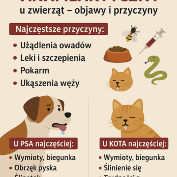 Wstrząs anafilaktyczny u psów i kotów